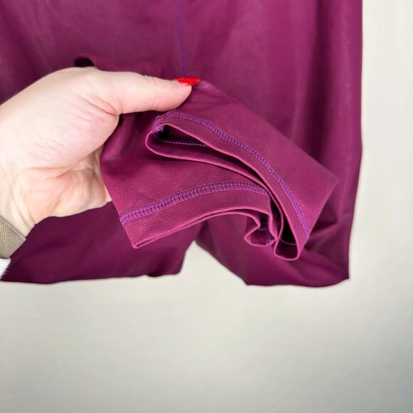 Zyia Active Metallic LNT Lipgloss Light n Tight Hi-Rise Capri Leggings 14 or 16 - Picture 11 of 12